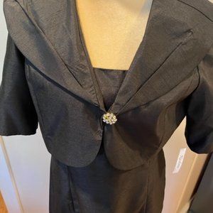Women's Nice Black dress with jacket size 14